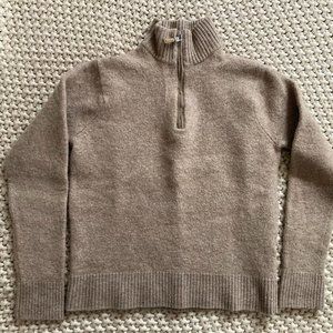 Peter Millar Wool & Cashmere Quarter Zip Sweater Youth Large